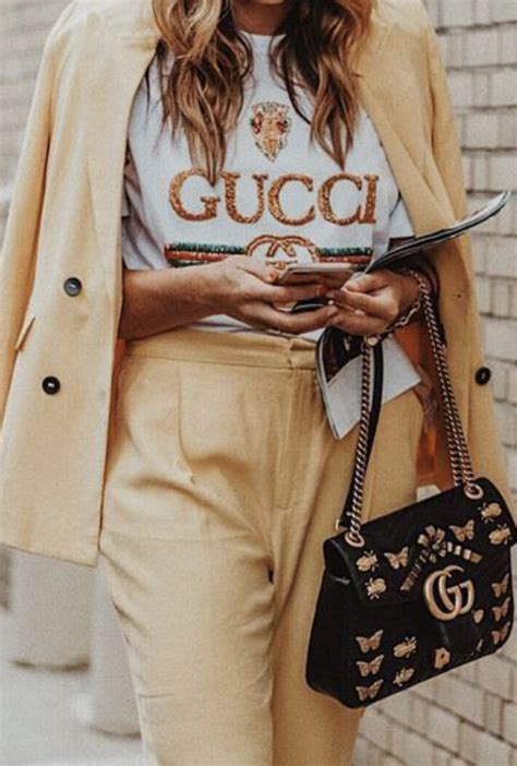 yellow gucci pants womens|Gucci pantsuit for women.